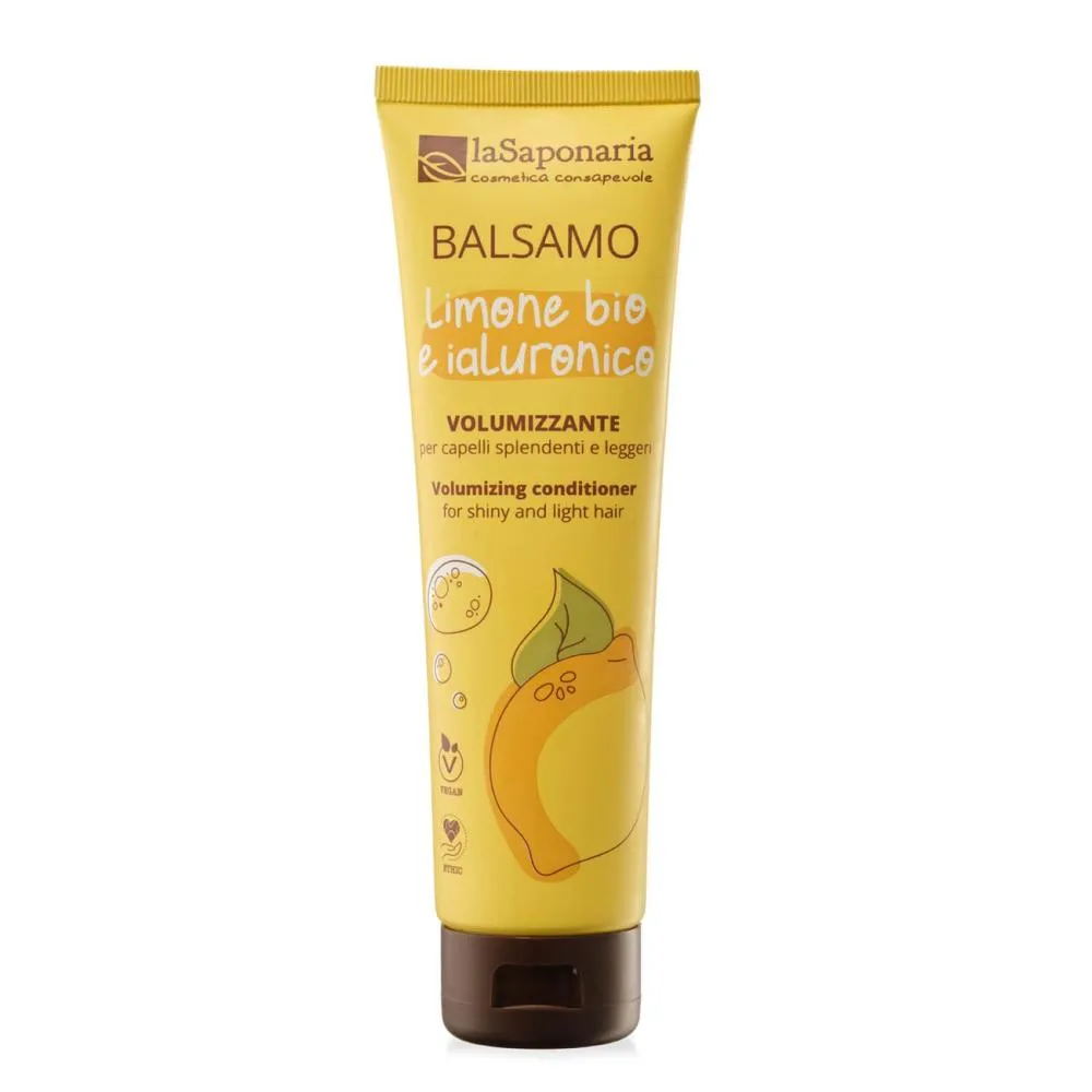 laSaponaria Let balsam til hårvolumen med citron og hyaluronsyre 150 ml