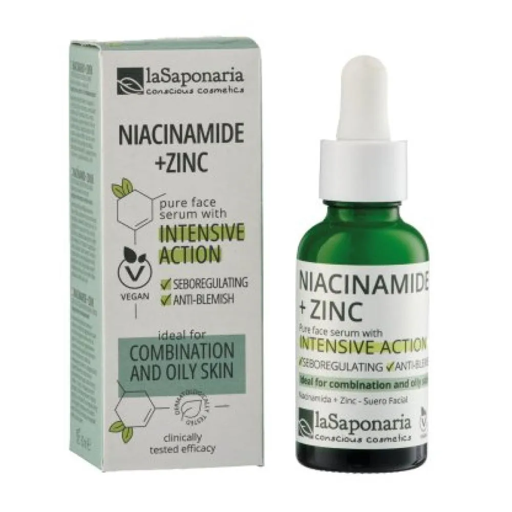 laSaponaria Ansigtsserum - Niacinamid Zink (30 ml)