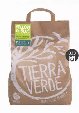 Tierra Verde Vaskepulver til farvet vasketøj (papirspose 5 kg)