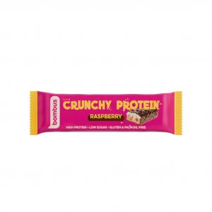 Crunchy proteinbar - Hindbær