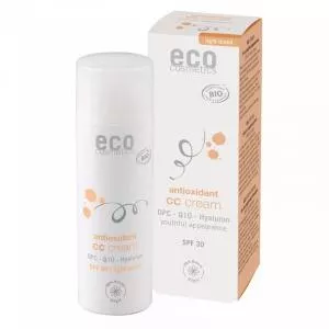 Eco Cosmetics CC creme SPF 30 BIO - light (50 ml) - omfattende pleje til din hud