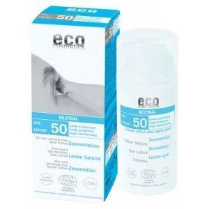 Eco Cosmetics Neutral solcreme uden parfume SPF 50 BIO (100ml)