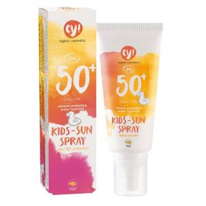 Spray solcreme til børn SPF 50 BIO (100 ml) - 100% naturlig, med mineralpigmenter