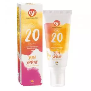 Ey! Spray solcreme SPF 20 BIO (100 ml) - 100% naturlig, med mineralpigmenter