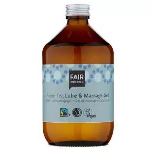 Fair Squared Smøre- og massagegel med grøn te (500 ml) - vegansk og fair trade
