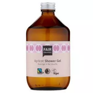 Fair Squared Shower gel med abrikos (500 ml) - nærer og beroliger huden