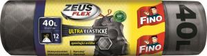 Zeus FLEX 32 μm indtrækkelige affaldsposer - 40 l (12 stk.)