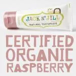 Jack n Jill Børnetandpasta - hindbær BIO (50 g) - fluoridfri, med økologisk calendulaekstrakt