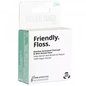 Jack n Jill NFco. Friendly Floss (25 m) - med mynte og aktivt kul