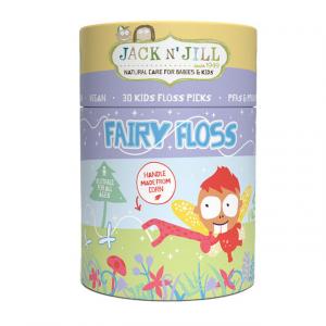 Tandtråd til børn Fairy Floss (30 stk.) - med girafformet håndtag