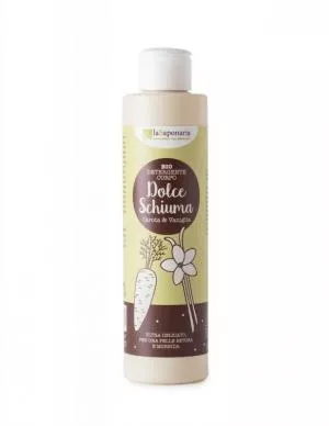 laSaponaria Blid rensende shower gel med gulerod og vanilje BIO (200 ml)