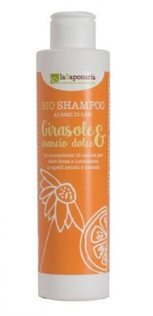 Shampoo med solsikke og sød appelsin BIO (200 ml)