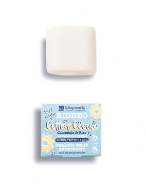 Fast deodorant Cotton Cloud BIO (40 g) - uden parfume og bagepulver