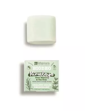 laSaponaria Himalaya BIO fast deodorant (40 g) - med frisk duft af tea tree og eukalyptus