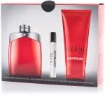 Montblanc Legend Red EDP 100 ml + EDP MINI 7,5 ml + SG til krop og hår 100 ml M