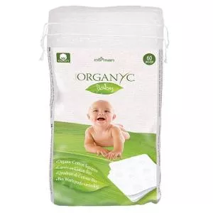 Organyc Børnerengøringsklude i bomuld (60 stk.) - 100 % økologisk bomuld