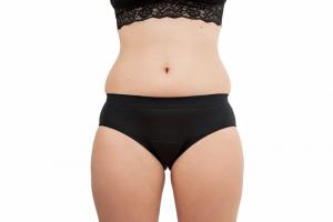 Menstruationstrusser Black Bikini - Medium Black - htr. og let menstruation (L)