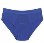 Pinke Welle Menstruationstrusser Bikini Blå - Medium Blå - htr. og let menstruation (S)