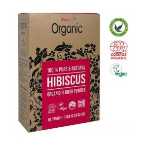 Radico Urtebehandling BIO (100 g) - Hibiscus - mod gråning og hårtab