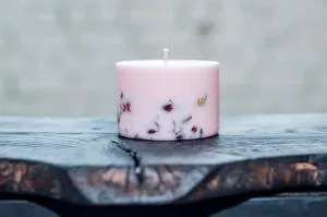 TL Candles Stearinlys med duft af rose og honning S