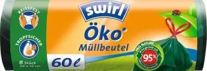 Swirl Eco Retractable poser (8 stk.) - 60 l - 95% genbrugsmaterialer