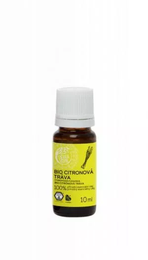 Tierra Verde Citrongræs æterisk olie BIO (10 ml) - hjælper mod udmattelse