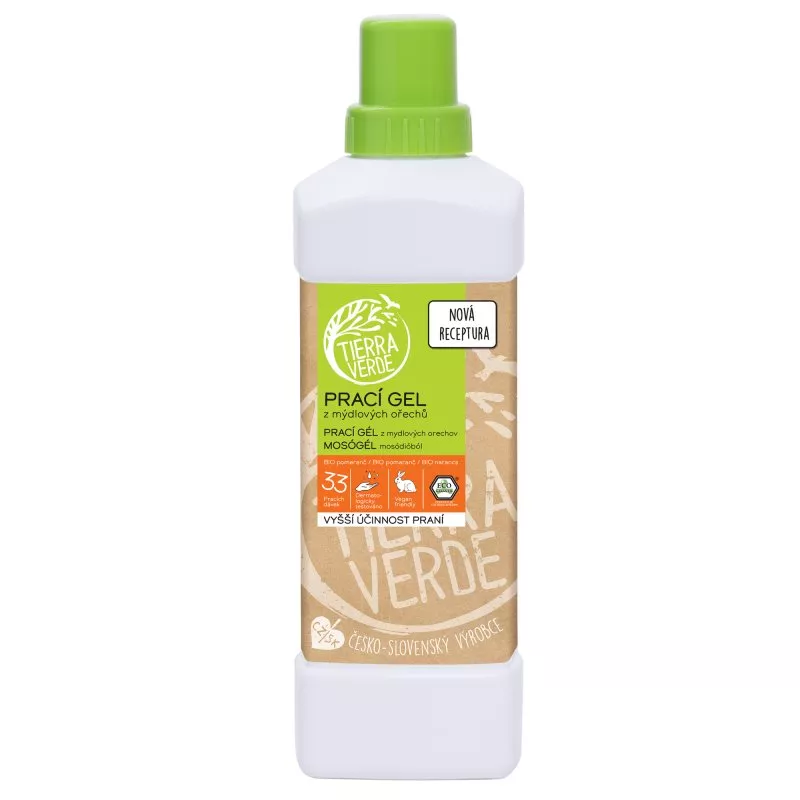 Tierra Verde Vaske gel med BIO orange - INNOVATION (1 l)