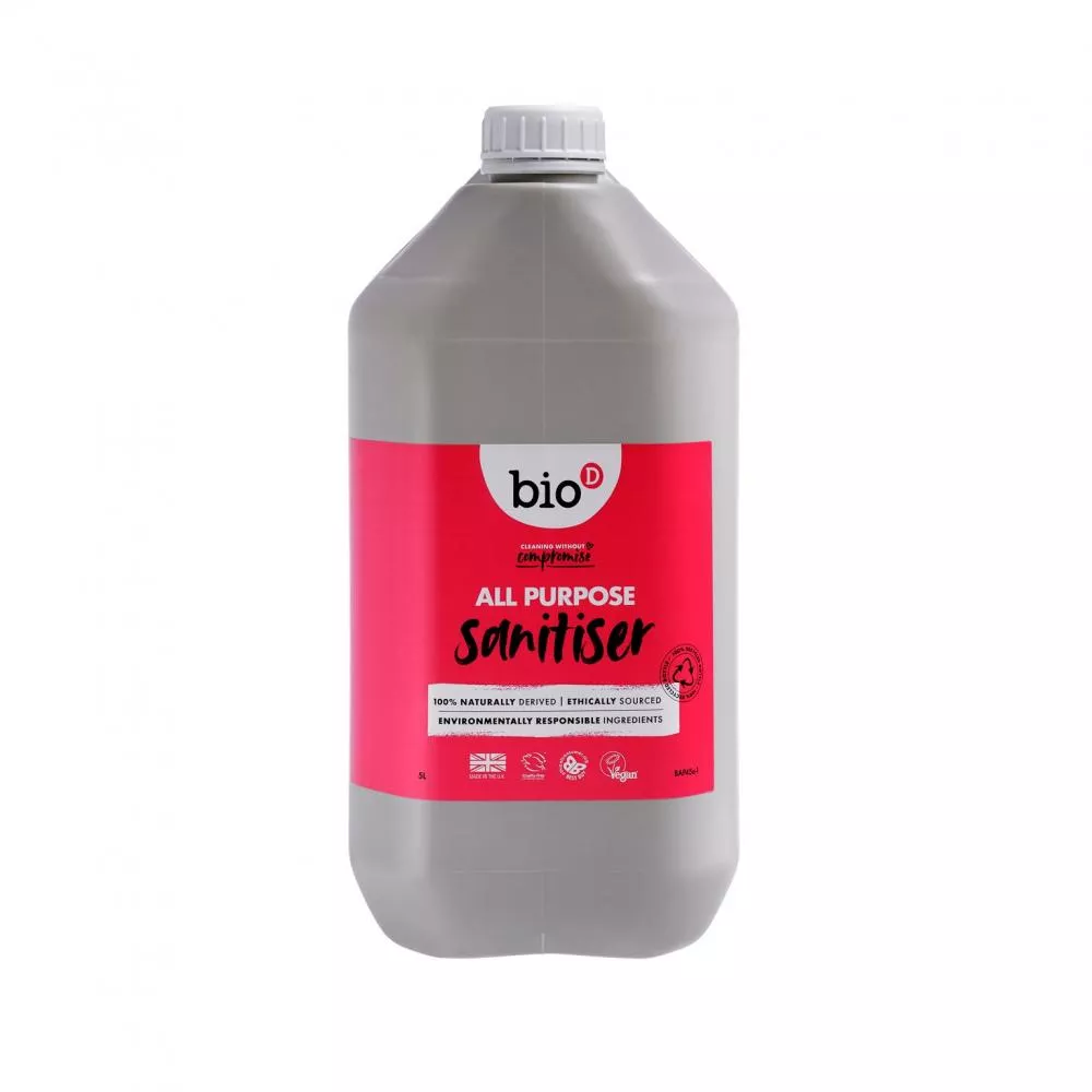Bio-D Universalrengøringsmiddel med desinfektionsmiddel med appelsinolie - beholder (5 L)