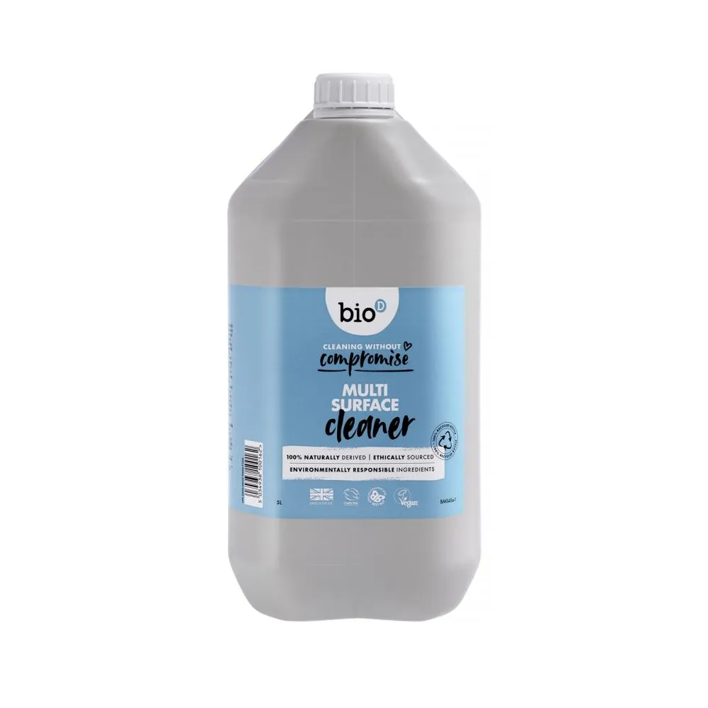 Bio-D Universalrengøringsmiddel med desinfektionsmiddel med appelsinolie - beholder (5 L)