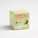 Velvety Badebombe med macadamiaolie - Lime (50 g)