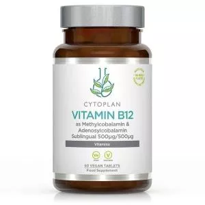 Cytoplan Vitamin B12, 1000 µg Bioactive under tungen, 60 tabletter