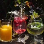 Yoni Sæt sugerør af tjekkisk glas med børste (3 stk.) - Botanical