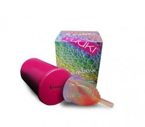 Rainbow Menstruationskop - Small Soft - inkl. sterilisationskop