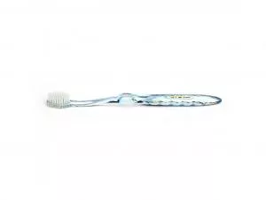 Nano-b tandbørste med sølvblå - medium