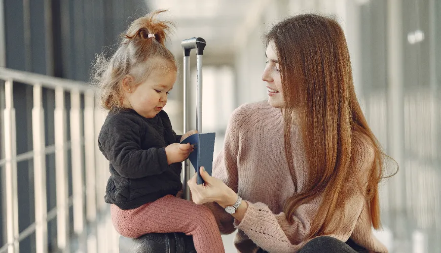 Hvordan man får et pas til en baby og rejser uden problemer